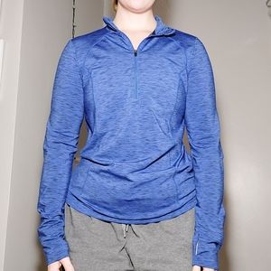 Blue quarter zip